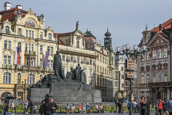Art Nouveau Building in Old Town Square