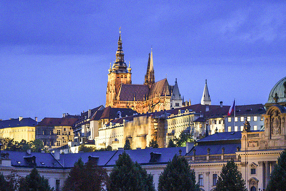 The Castle at night