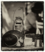 Cavalry Hat and Lantern