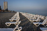 Beach Chairs on the Black Sea