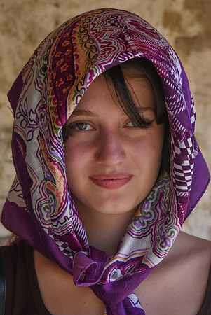 Irina with Scarf