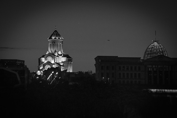 Georgian Skyline at Night