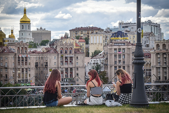 Overlooking Independence Square