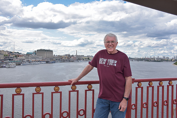 Mark on the Pedestrian Bridge by Nataliya