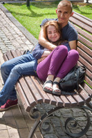 Lovers on a Bench