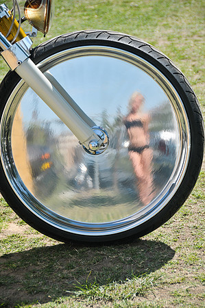 Girl in the Wheel