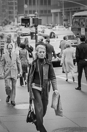 Woman in Crosswalk