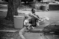 Sitting with Grandpa
