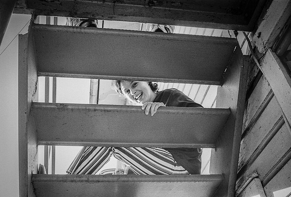 Hanging on the Steps