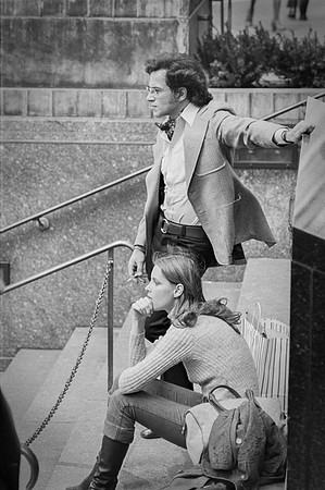 Young Couple on Steps