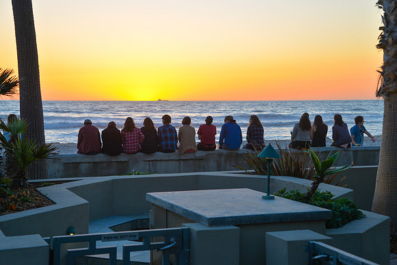Group Sunset