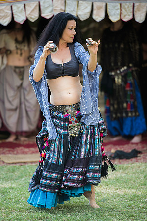 Belly Dancer with Finger Cymbals
