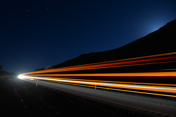 Highway Light Trails