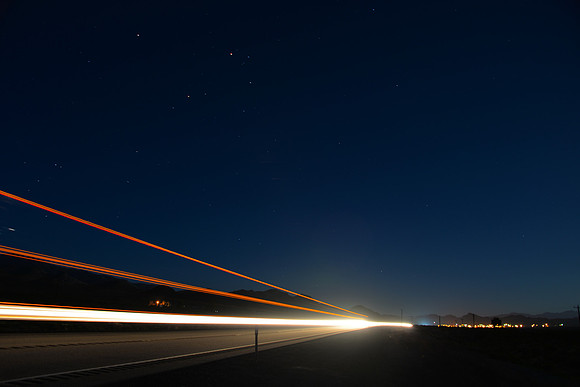 Light Trails, Beatty, NV