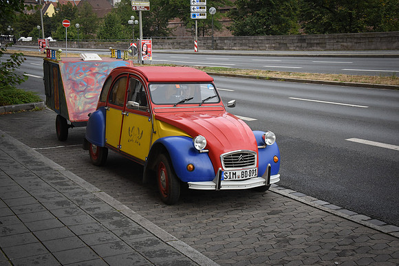 Car in Primary Colors