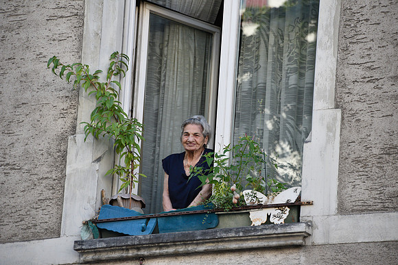 Smile from the window above