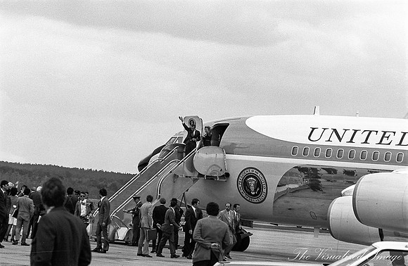 President Nixon leaving NAS Meridian