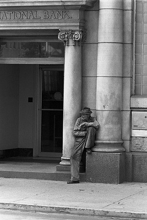 Old Man at the Bank