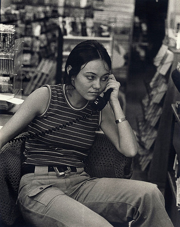 Girl in the bookstore