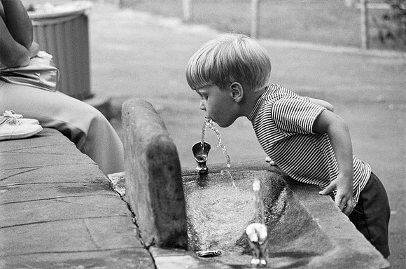 Boy at the Fountain, Jackson, Miss
