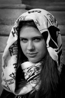 Girl in Scarf