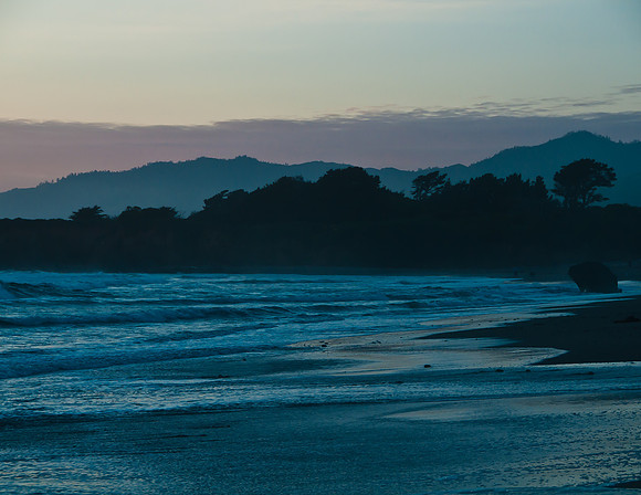 Dusk in San Simeon