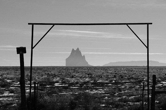 Framed landscape