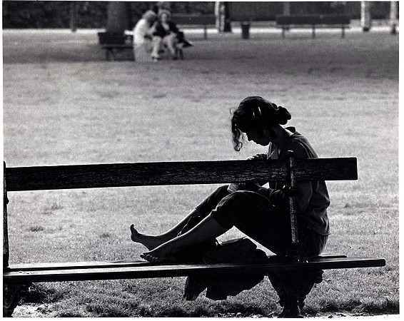 Girl on a Bench