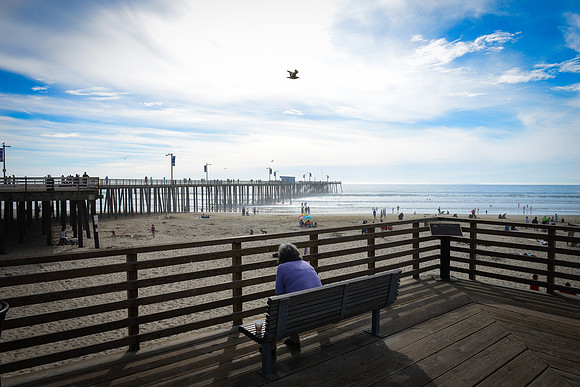 Enjoying the Pier