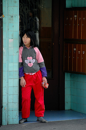Young Girl in China Town