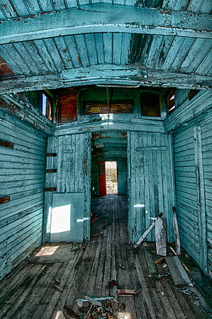 Inside the Caboose