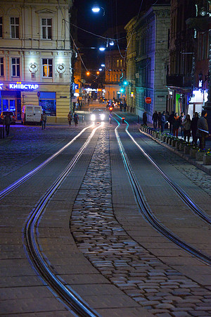 Lviv Trolley Tracks