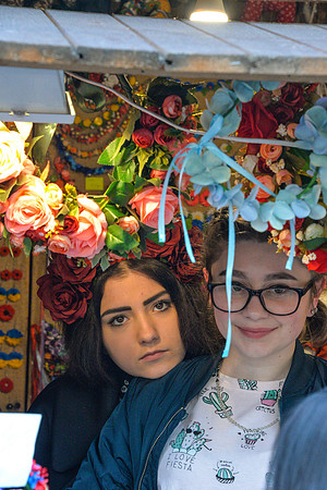 Girls in Flower Crown Booth