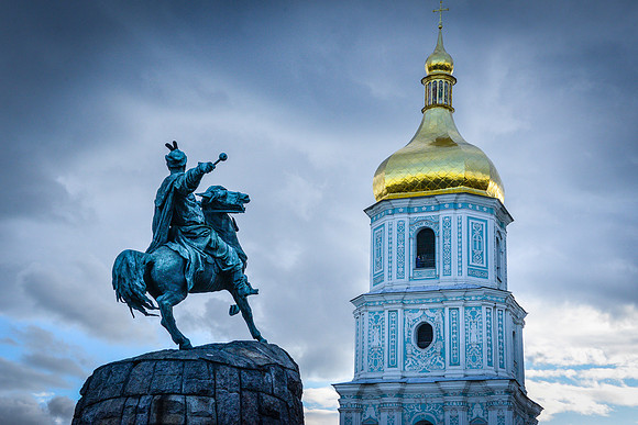 Monument to Hetman Bohdan Khmelnitsky on Sophiyska Square