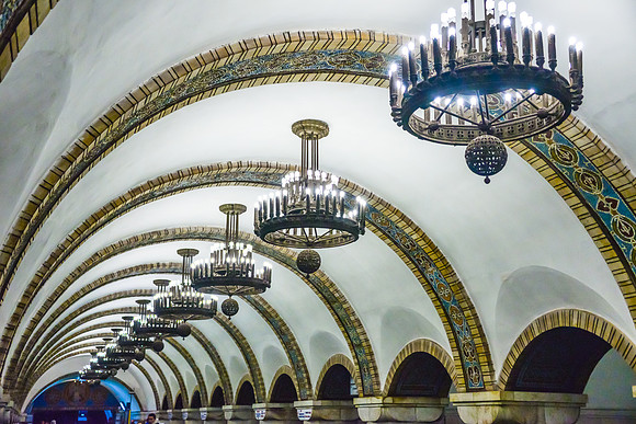 Subway Chandeliers
