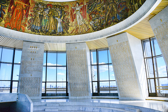 Inside Motherland Dome