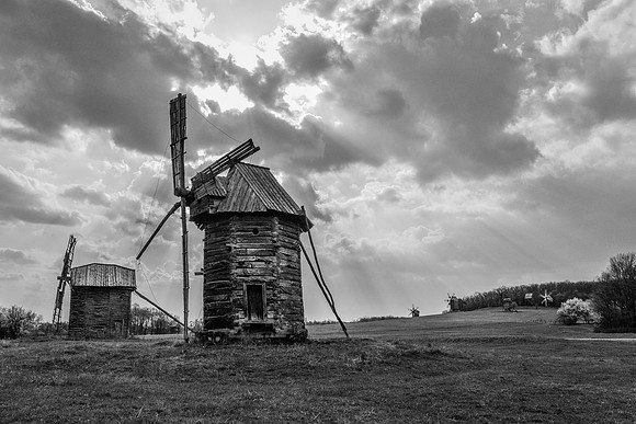 Storm over Ukrainian Windmills