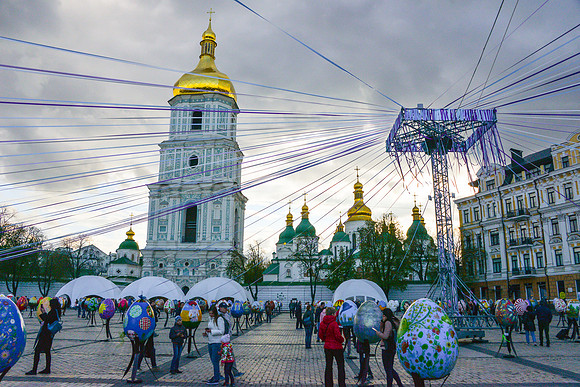 Easter Eggs on Sophiyska Square